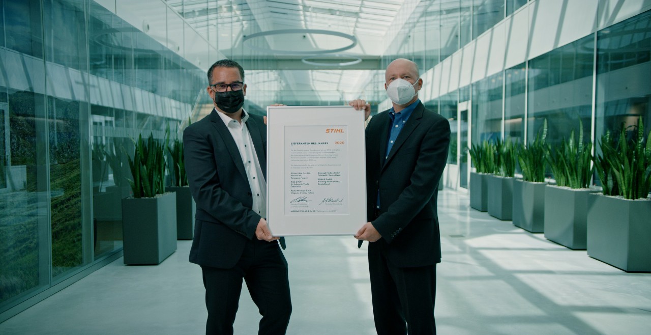 STIHL palkitsee vuoden 2020 toimittajat