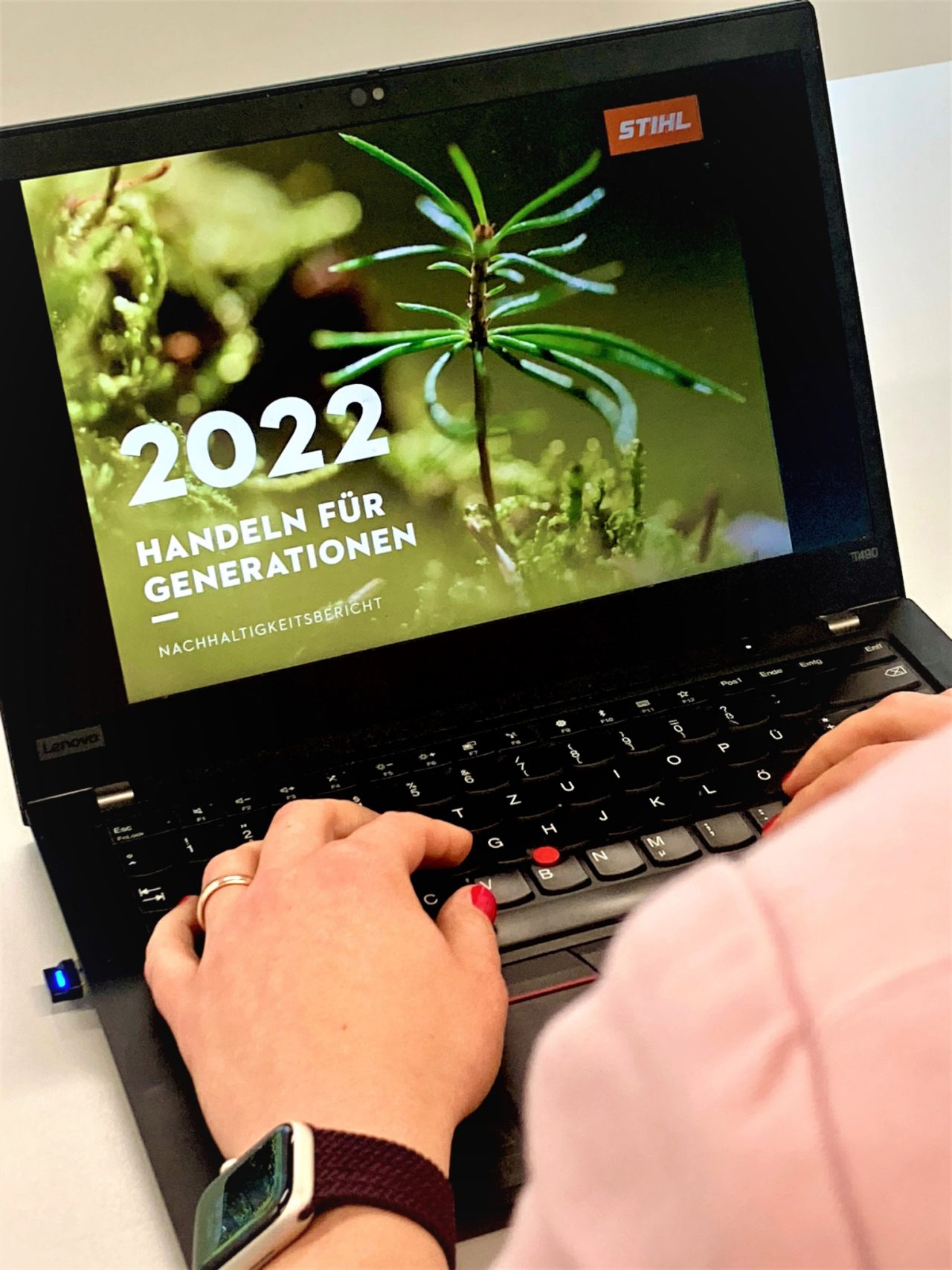 STIHLin kestävän kehityksen raportti vuodelta 2022